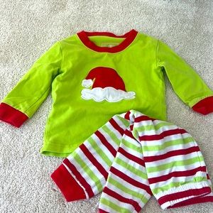 Christmas appliqué pj set